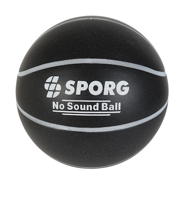 ゲームウエイトノーサウンドバスケットボール 7号球 SPCG-07 BLK