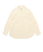 エルケクス（ELKEX）コーデュロイスタンドカラーシャツ EKL6FA0048 OWHT