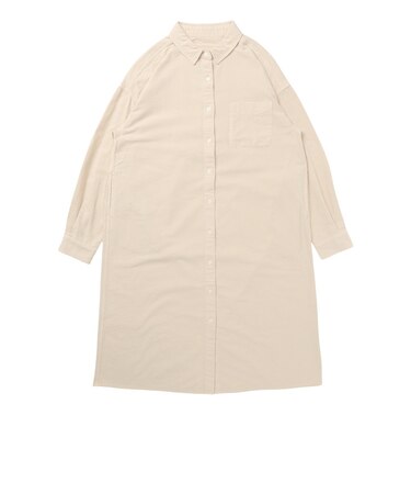 エルケクス（ELKEX）長袖シャツワンピース EKL6FA0049 BEG
