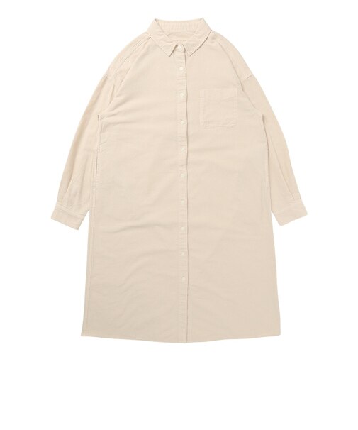 エルケクス（ELKEX）長袖シャツワンピース EKL6FA0049 BEG