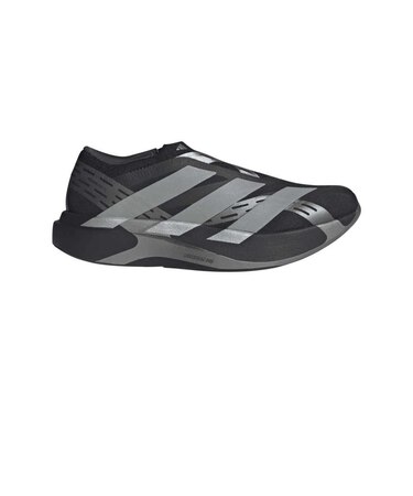 アディダス（adidas）ランニングシューズ アディゼロ EVO SL レースレス ライトストライク プロ ランニング ブラック シルバー OTO52-KI2…