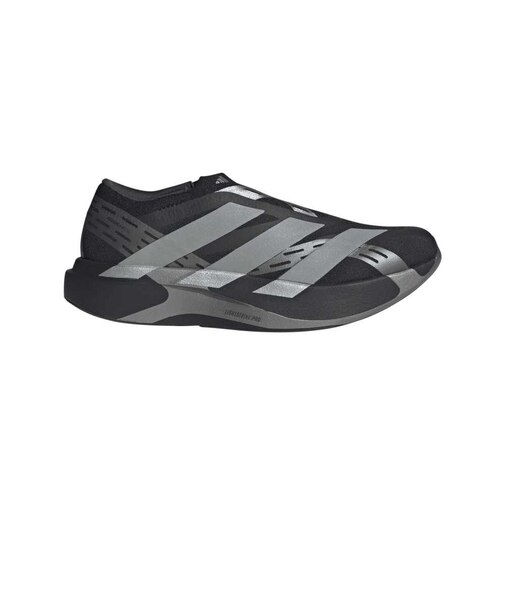 アディダス（adidas）ランニングシューズ アディゼロ EVO SL レースレス ライトストライク プロ ランニング ブラック シルバー OTO52-KI2…