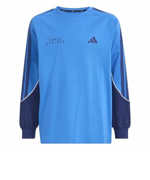 アディダス（adidas）ジュニア バービアージュ パック ルーズフィット シングルジャージー 長袖 Tシャツ M2343-KU6540