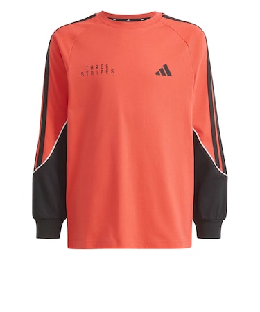 アディダス（adidas）ジュニア バービアージュ パック ルーズフィット シングルジャージー 長袖 Tシャツ M2343-KU6541