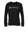 ファイテン（PHITEN）バレーボールウェア 長袖ラメグラデ Tシャツ BK/OR 3126JG72420