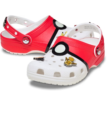クロックス(crocs)サンダル ポケモン モンスターボール クラシック クロッグ レッド ホワイト 213596-90H カジュアル シューズ スポーツ