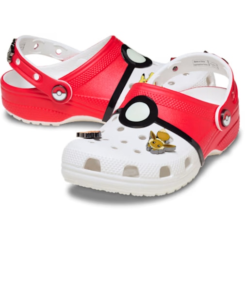 クロックス(crocs)サンダル ポケモン モンスターボール クラシック クロッグ レッド ホワイト 213596-90H カジュアル シューズ スポーツ