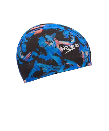スピード（SPEEDO）水泳 ワイドブラッシュメッシュキャップ SE12654 BL