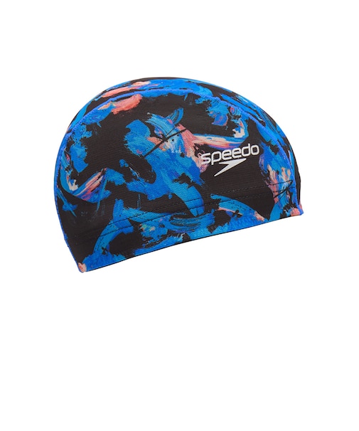 スピード（SPEEDO）水泳 ワイドブラッシュメッシュキャップ SE12654 BL