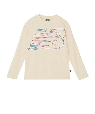 ニューバランス（new balance）キッズ ビッグロゴロングスリーブシャツ YT62L5CUAGA