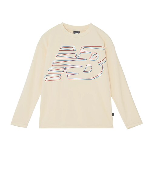 ニューバランス（new balance）キッズ ビッグロゴロングスリーブシャツ YT62L5CUAGA
