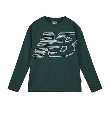 ニューバランス（new balance）キッズ ビッグロゴロングスリーブシャツ YT62L5CUNOG