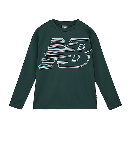 ニューバランス（new balance）キッズ ビッグロゴロングスリーブシャツ YT62L5CUNOG