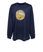 ラッセル（RUSSELL）ジュニア バスケットボールウェア 長袖Tシャツ BALL RBBJ26F001 NVY