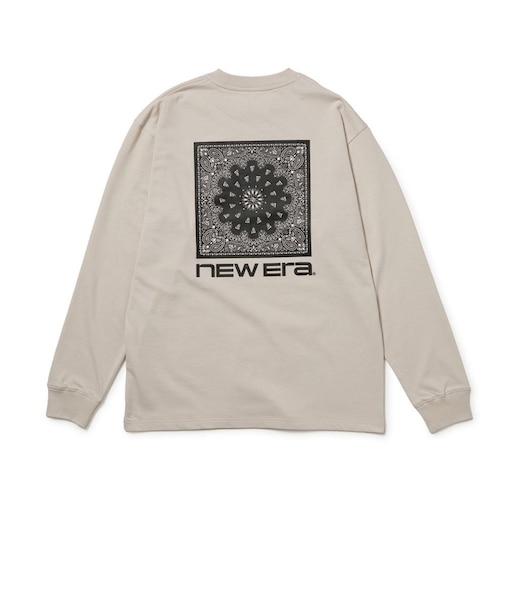 ニューエラ（NEW ERA）長袖 コットン Tシャツ バンダナロゴ LSCTTEEBANDANALOGOST 15129376