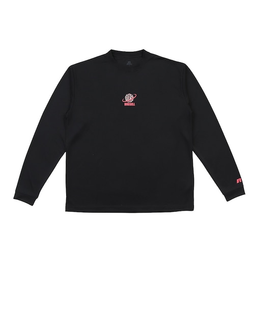 ラッセル（RUSSELL）バスケットボールウェア 長袖Tシャツ SPACE ICON RBB26F0001 BLK
