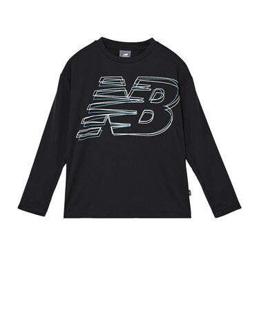 ニューバランス（new balance）キッズ ビッグロゴロングスリーブシャツ YT62L5CUBK