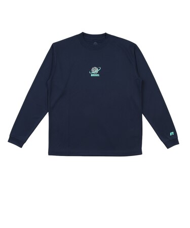ラッセル（RUSSELL）バスケットボールウェア 長袖Tシャツ SPACE ICON RBB26F0001 NVY
