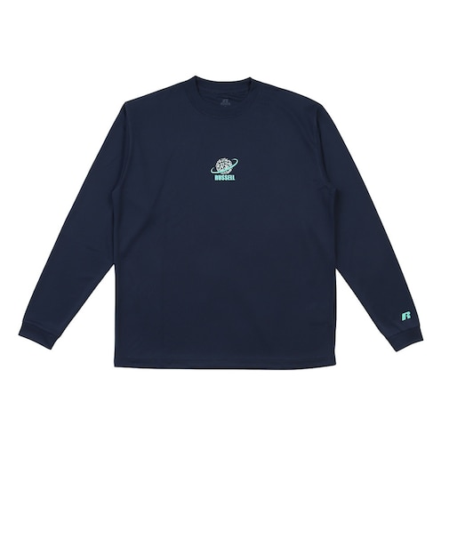 ラッセル（RUSSELL）バスケットボールウェア 長袖Tシャツ SPACE ICON RBB26F0001 NVY