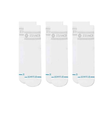 スタンス（STANCE）ソックス 3足組 VITAL QUARTER A356A25VIT WHT