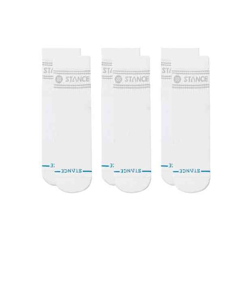 スタンス（STANCE）ソックス 3足組 VITAL QUARTER A356A25VIT WHT