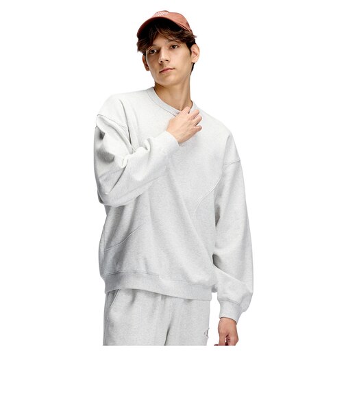 アンダーアーマー（UNDER ARMOUR）エッセンシャル テリー パッチ クルー 6016844 014