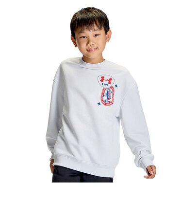 アンダーアーマー（UNDER ARMOUR）ジュニア ライバル ライトウエイト テリー オーバーサイズド クルー 6016597 023