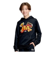 アンダーアーマー(UNDER ARMOUR)ジュニア ライバル ライトウエイト テリー グラフィック フーディー 6016596 001