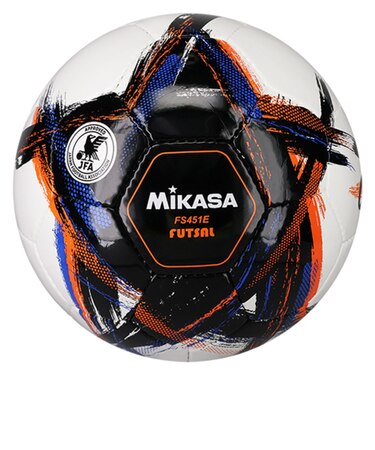 ミカサ（MIKASA）フットサルボール 検定球 フットサル OrgestA 4号球 手縫い FS451E-BK