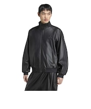 アディダス（adidas）スタジアム ルーズフィット フェイクレザー トラックジャケット HL312-KV5924