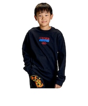 アンダーアーマー(UNDER ARMOUR)ジュニア ヘビーウエイト コットン グラフィック ロングスリーブ Tシャツ 6016575 001