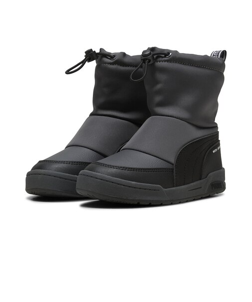 プーマ（PUMA）ジュニア ボアブーツ スノトレ スノーシューズ マルチフレックスブーツPS ダークグレー 40284701 スノーブーツ 防滑