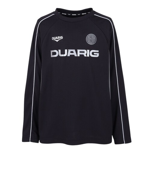 デュアリグ（DUARIG）サッカーウェア ジュニア DRY WARM ロングスリーブTシャツ 6F0008-SCWR-742XL BLK