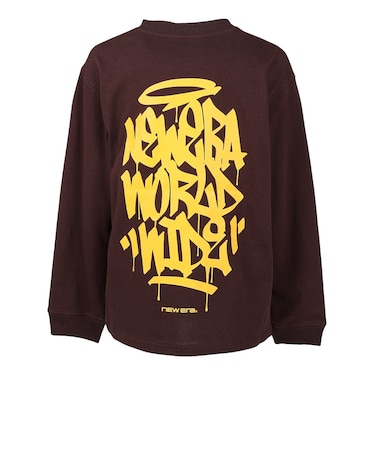 ニューエラ（NEW ERA）キッズ 長袖 コットン Tシャツ Tagging Logo 15138148