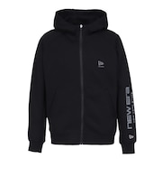 ニューエラ(NEW ERA)テックスウェット フルジップ フーディ シルバー ブランドネームロゴ 15135397