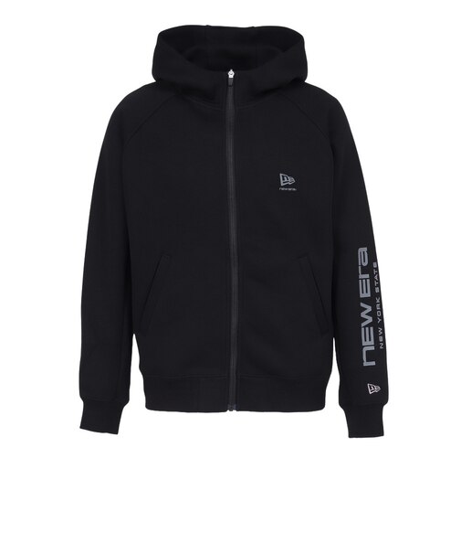ニューエラ（NEW ERA）テックスウェット フルジップ フーディ シルバー ブランドネームロゴ 15135397