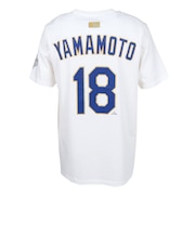 エムエルビー(MLB)野球ウェア ロサンゼルス・ドジャース 山本由伸 ゴールドコレクション 半袖Tシャツ N199-10A-6LD-U5R