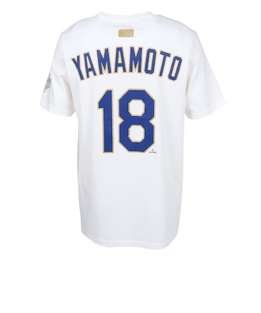 エムエルビー（MLB）野球ウェア ロサンゼルス・ドジャース 山本由伸 ゴールドコレクション 半袖Tシャツ N199-10A-6LD-U5R