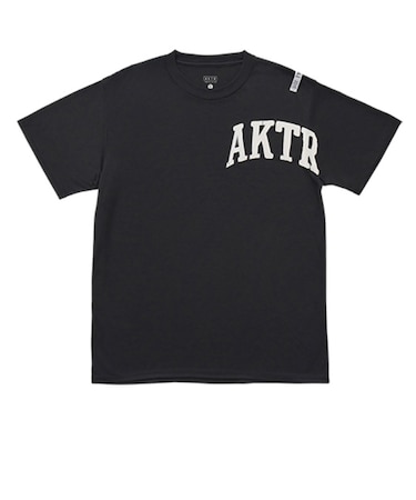 アクター（AKTR）バスケットボールウェア F.A. ARCHED ロゴ SP 半袖Tシャツ 226-021005 BK
