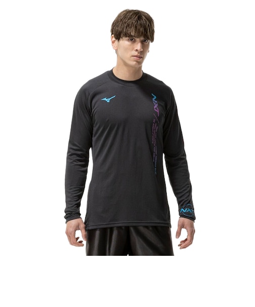 ミズノ（MIZUNO）バレーボールウェア N-XT長袖プラクティスシャツ V2JAD50192