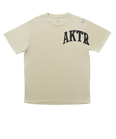 アクター（AKTR）バスケットボールウェア F.A. ARCHED ロゴ SP Tシャツ 226-021005 ECRU