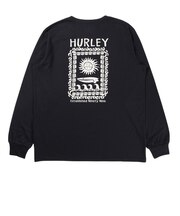 ハーレー（HURLEY）SQUARE 長袖Tシャツ MCLS261088-BLK