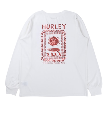 ハーレー（HURLEY）SQUARE 長袖Tシャツ MCLS261088-WHT