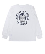 ハーレー（HURLEY）CIRCLE 長袖Tシャツ MCLS261089-WHT