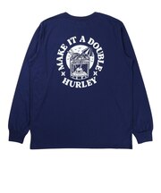 ハーレー（HURLEY）CIRCLE 長袖Tシャツ MCLS261089-NVY