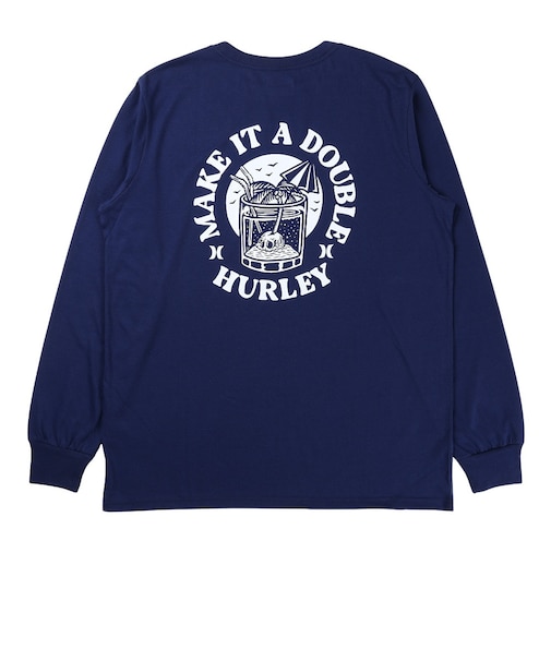 ハーレー（HURLEY）CIRCLE 長袖Tシャツ MCLS261089-NVY