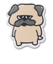 クロックス（crocs）ジビッツ チャーム ジト目犬 パグ 10021764