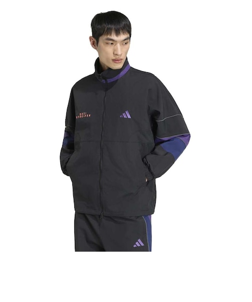 アディダス（adidas）ブランド ラブ ルーズフィット メッシュライニング ウーブンジャケット TJ610-KV5888