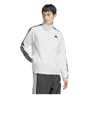 アディダス（adidas）マストハブ スリーストライプス 起毛トリコット裏地 フルジップジャケット DVL44-KW3356