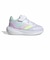 アディダス（adidas）ジュニア スポーツシューズ コアファイト 5 キッズ ホワイト NLD79-JP5158 ベルクロ ベルト付き スニーカー